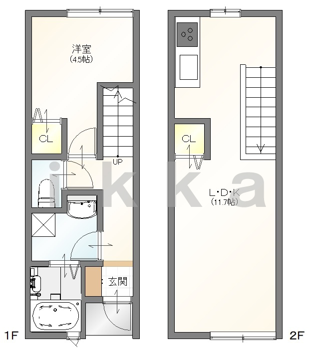 Ｓｋｙｆｉｒｓｔ　II　柳川の間取り