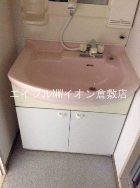 【倉敷市幸町のマンションの洗面設備】