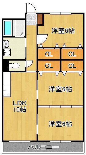 リシェス有田の間取り