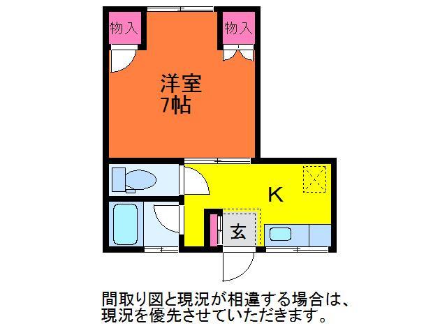 コーポロビニエの間取り