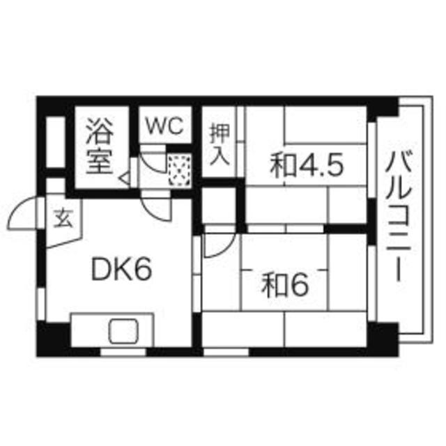 トレンディーイマＩＩの間取り