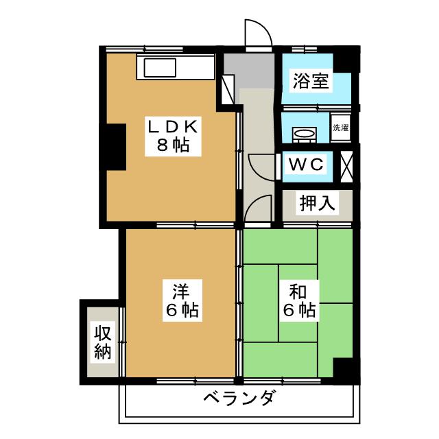 カーサ山上の間取り