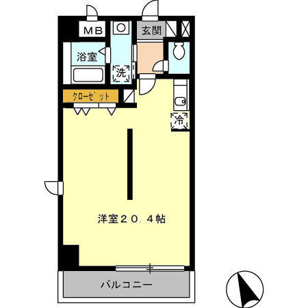 グリーンハイツ北口の間取り