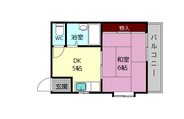 平城山パート6の間取り