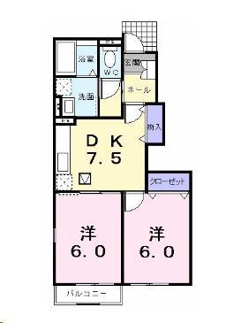 プラティーク　シャルマンの間取り