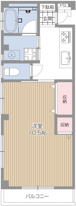 ブルンネル東都の間取り