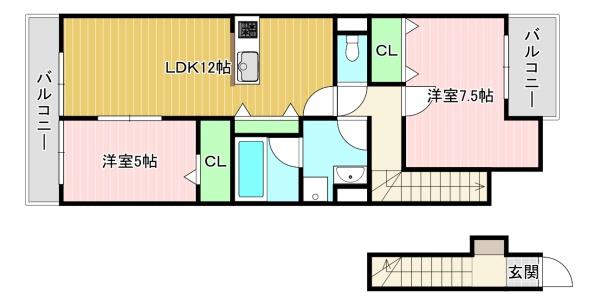 グランシャリオ京都南の間取り