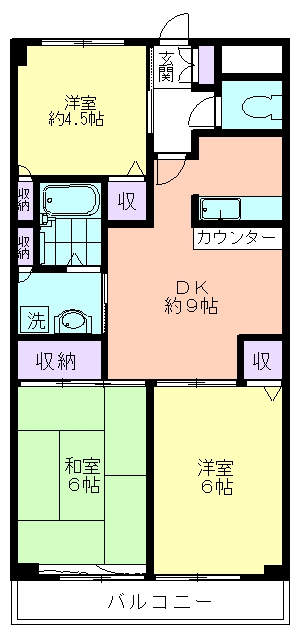 サン・フォーレストの間取り