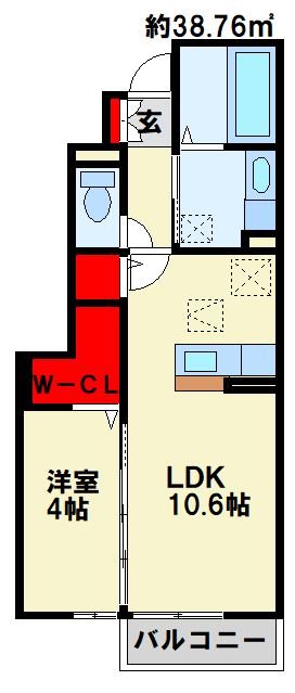 キララCの間取り