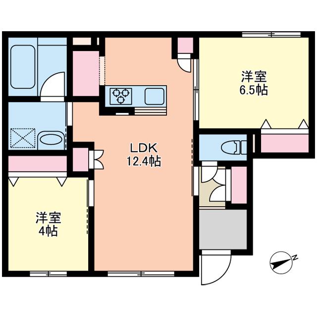 【三鷹市牟礼のマンションの間取り】