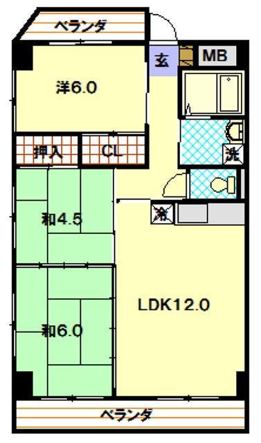 セントラルパークマンションの間取り