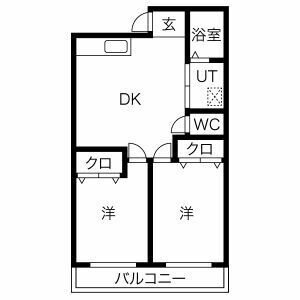 ラクス浜松北の間取り