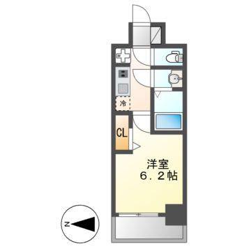 メイクス矢場町IIの間取り