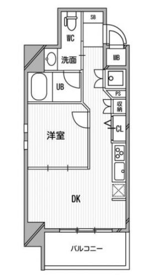 【ゼニスレジデンス難波南の間取り】