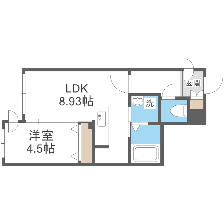 RESIDENCE SHINMEI MARUYAMAの間取り