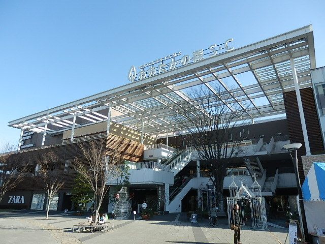 【流山市江戸川台東のアパートのショッピングセンター】