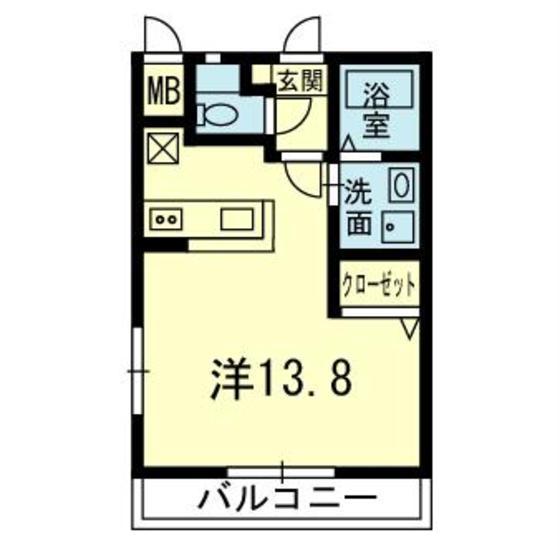 スライブ六番館　Ａ棟の間取り