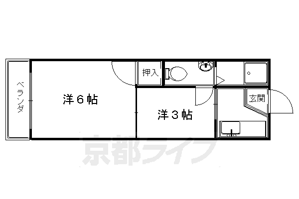 コーポミナミの間取り