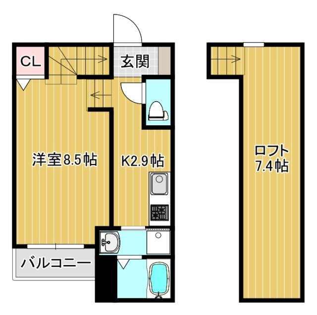 MODERN PALAZZO須屋の間取り