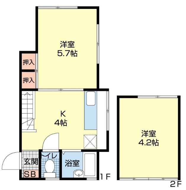 ハイツ紫苑の間取り