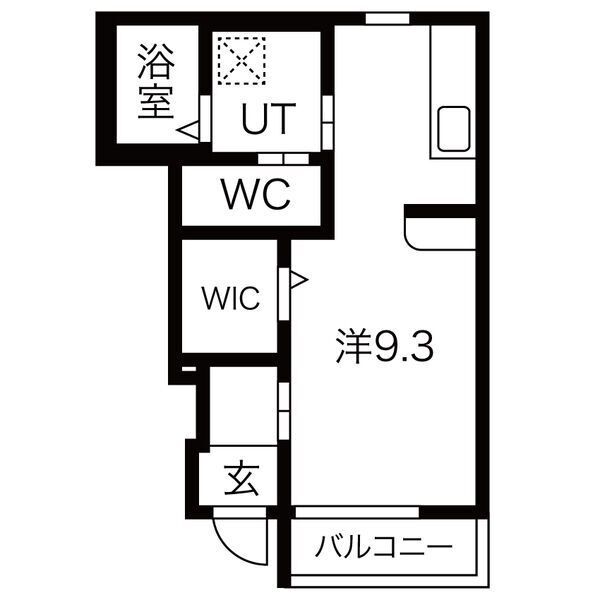 東根市大字蟹沢のアパートの間取り