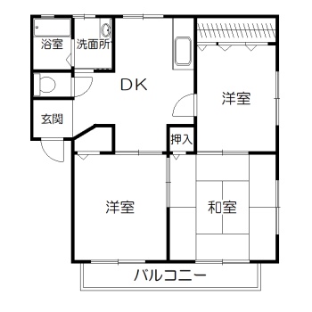 クリスタルガーデンIIIの間取り