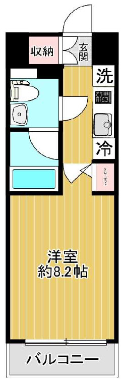 SHOKEN Residence川崎生田の間取り