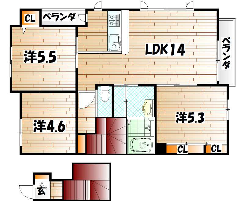 GRACEの間取り