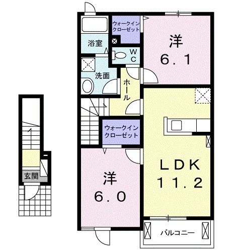 コンフォールIの間取り