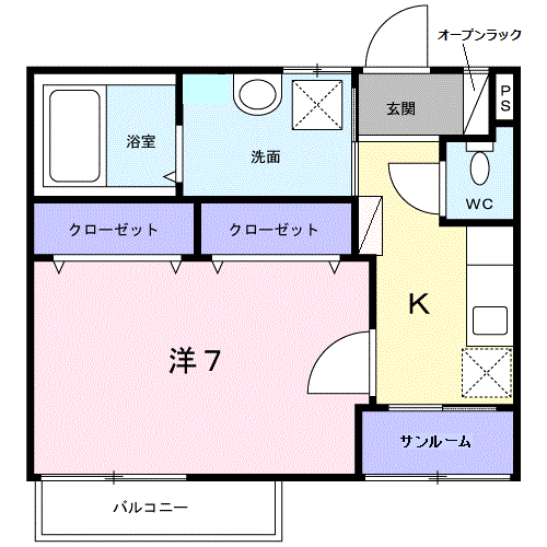 リベラの間取り