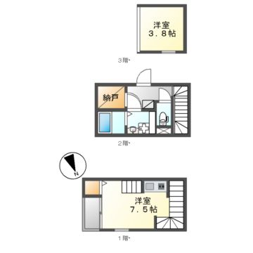 Arbre志賀本通の間取り