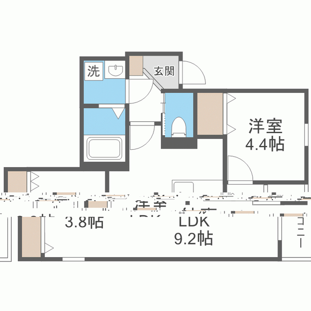 リタリッチ姪浜南の間取り