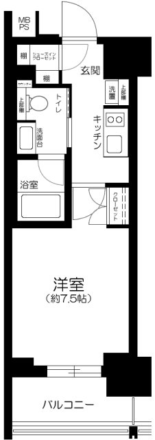 ザ・パークワンズ芝公園の間取り