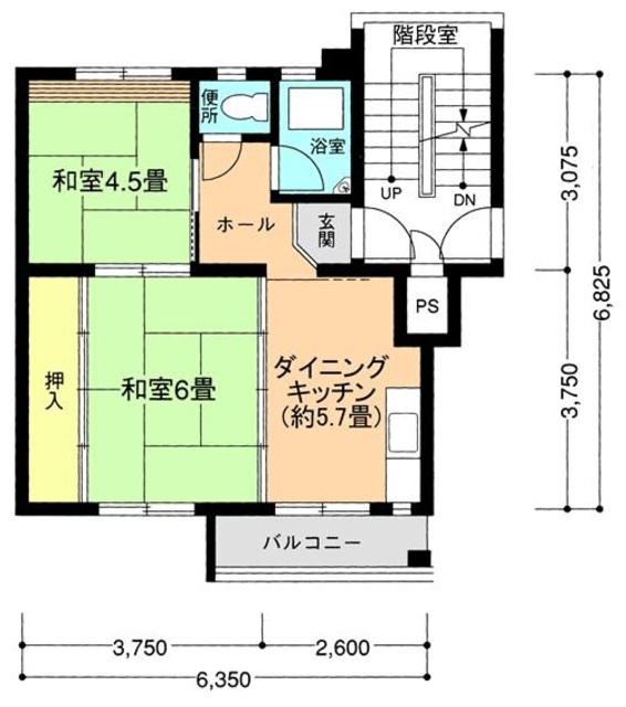 小田原橘の間取り