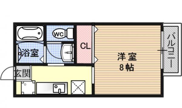 ドミール丸屋町の間取り