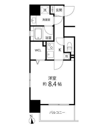 千代田区外神田のマンションの間取り