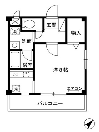 グランコートの間取り