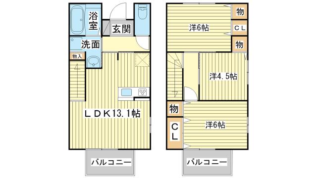 タウンコートはとおかの間取り