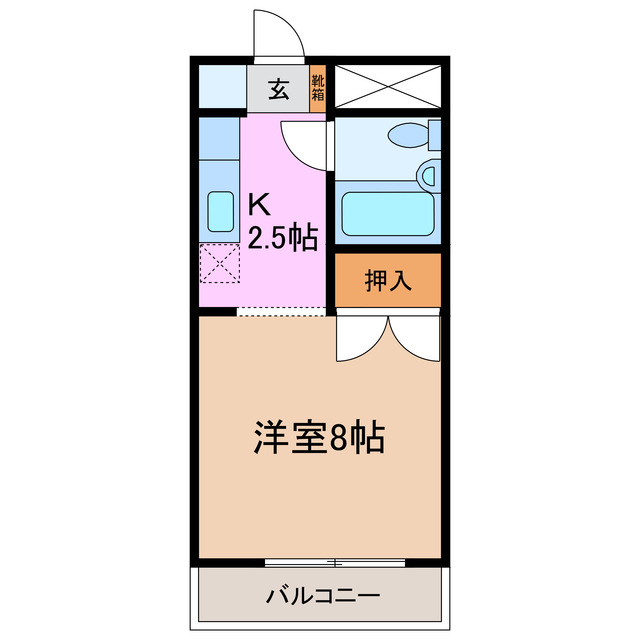 第二ビューハイツ兄山の間取り