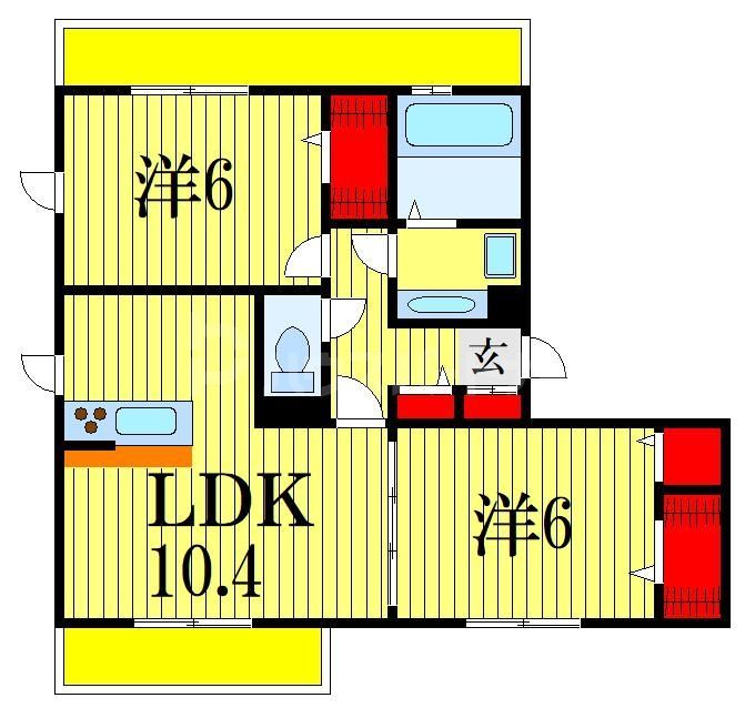 コンフォールの間取り