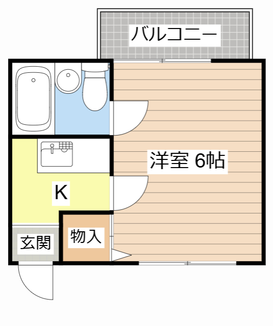 甲賀市水口町本町のアパートの間取り