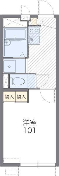 野田市山崎のアパートの間取り