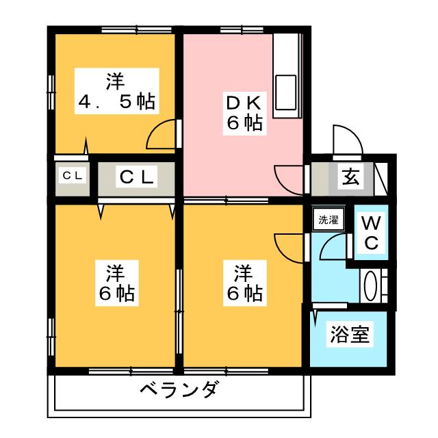 Ｋ－ＴＯＷＮ　Ｃの間取り