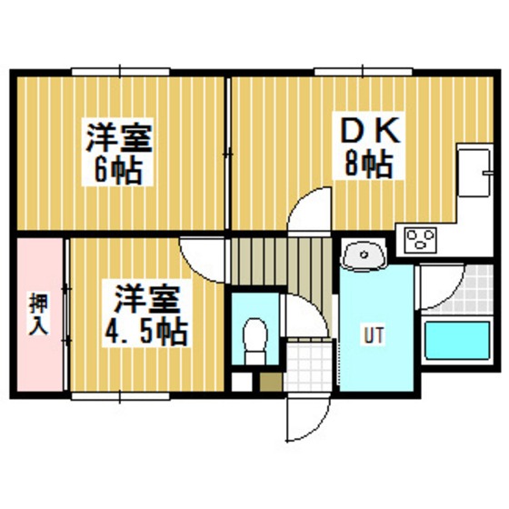 セントラルアベニューの間取り