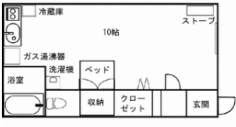 ハイツスコラの間取り