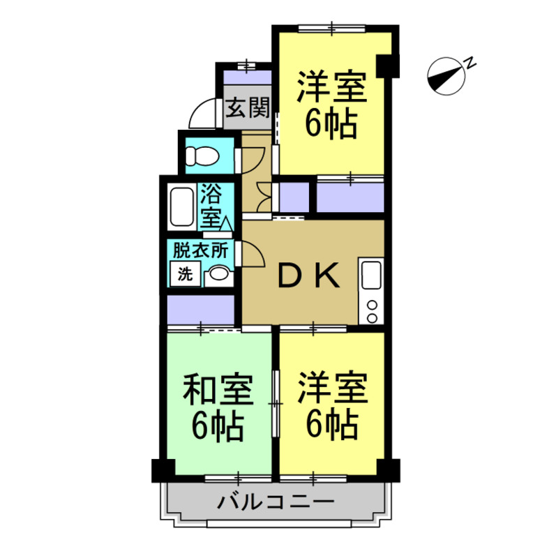 Maison Sakaeの間取り