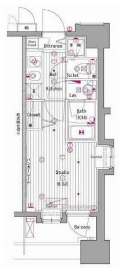 グランド・ガーラ横濱元町の間取り