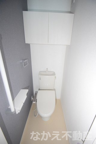 トイレ　ゆったりとした空間のトイレです