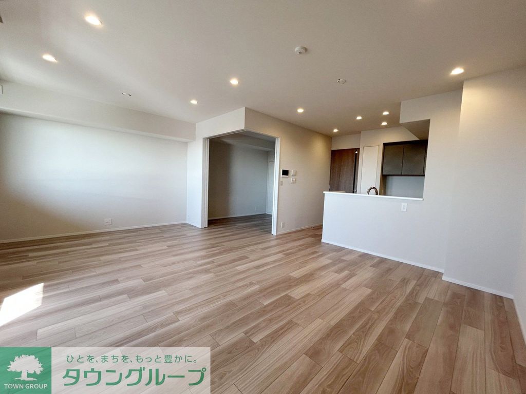 居室・リビング　LDK(洋室2扉開放時)