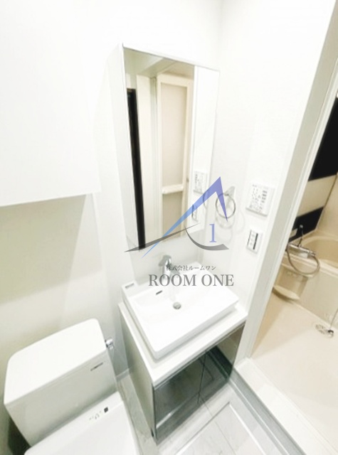 洗面設備　洗面台です。